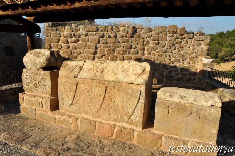 Torà - Sarcòfags medievals a Claret