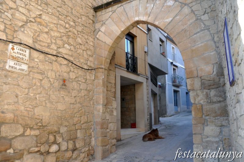 Portal de Lamarca o antic portal d'Arbeca a Juneda