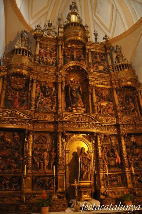 Agramunt - Retaule del Roser a l’església de Santa Maria