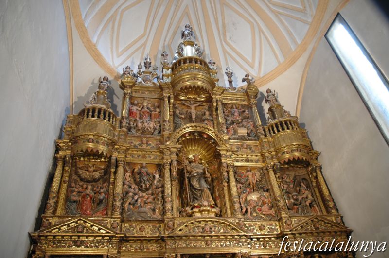 Agramunt - Retaule del Roser a l’església de Santa Maria