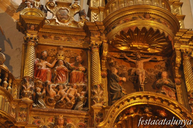 Agramunt - Retaule del Roser a l’església de Santa Maria