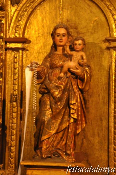 Agramunt - Retaule del Roser a l’església de Santa Maria