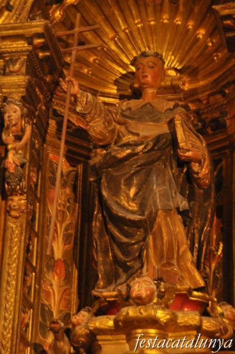 Agramunt - Retaule del Roser a l’església de Santa Maria