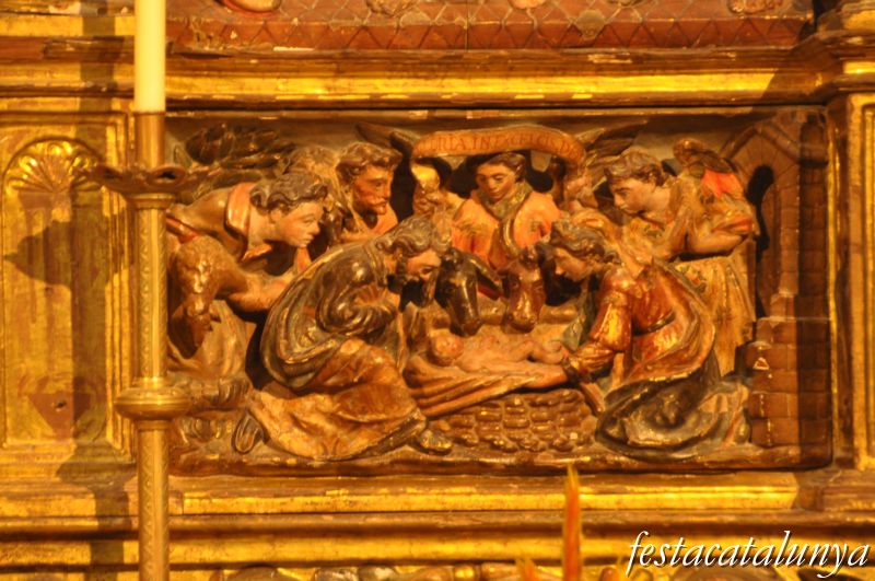 Agramunt - Retaule del Roser a l’església de Santa Maria