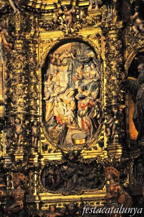 Arenys de Mar - Retaule major a l’església parroquial de Santa Maria