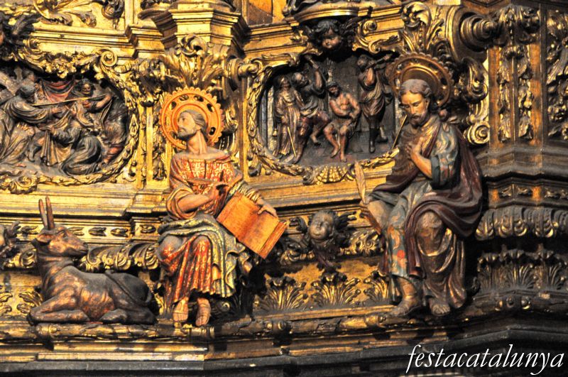Arenys de Mar - Retaule major a l’església parroquial de Santa Maria