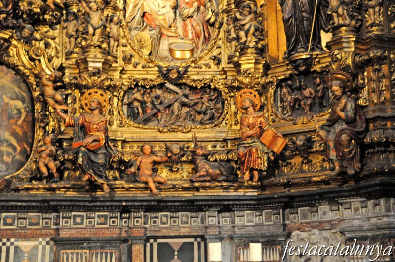 Arenys de Mar - Retaule major a l’església parroquial de Santa Maria