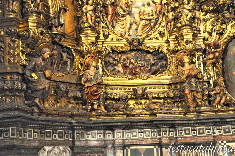 Arenys de Mar - Retaule major a l’església parroquial de Santa Maria