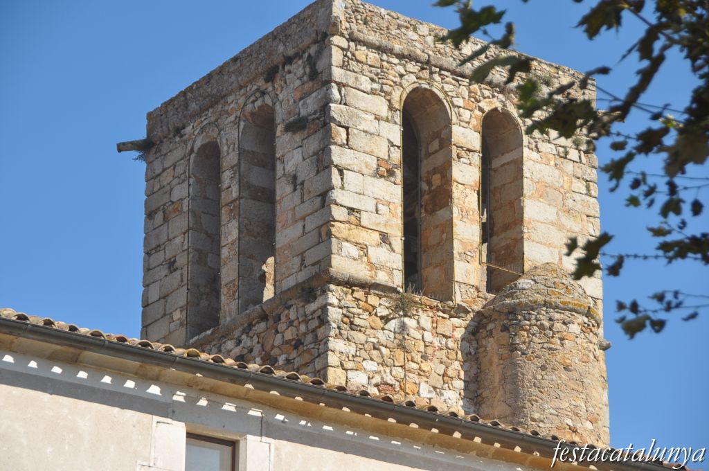 Caldes de Malavella - Campanar de l’església parroquial de Sant Esteve