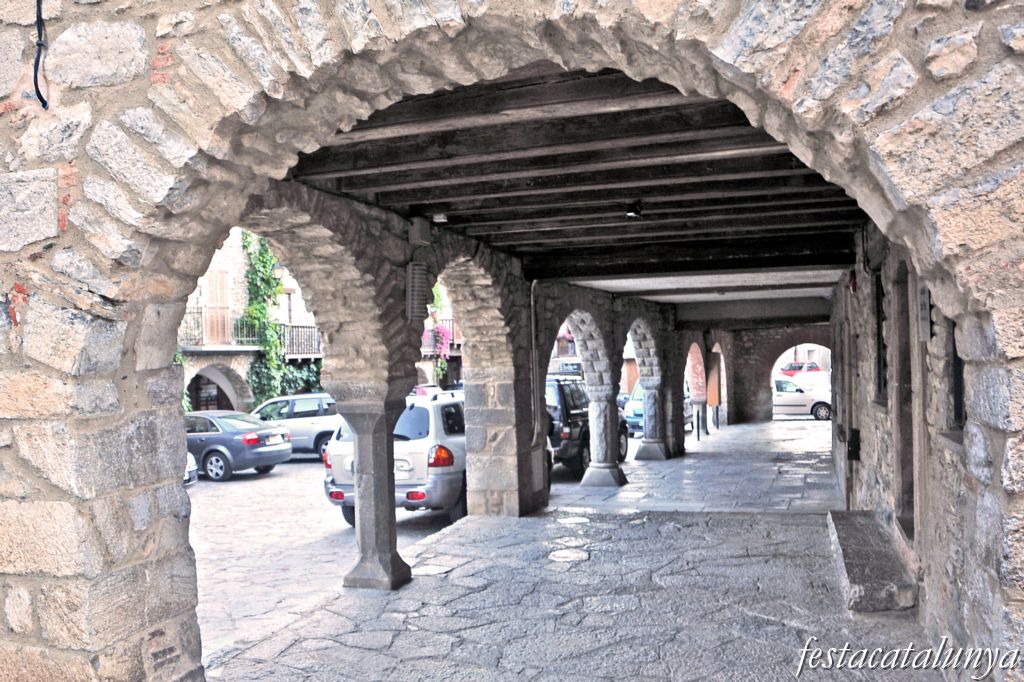 Plaça Major de Bellver de Cerdanya