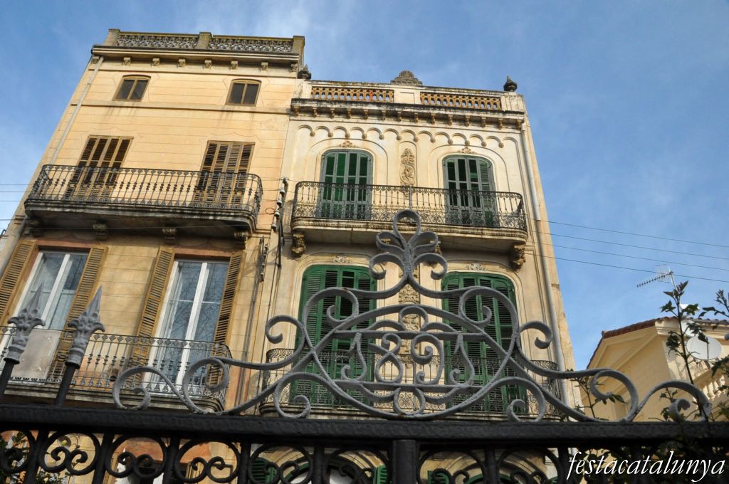 Carrers de Santa Teresa i Callao a Caldes d'Estrac