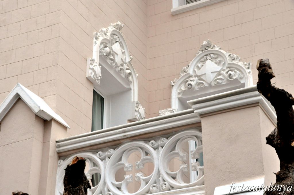 Passeig de les Moreres a Caldes d'Estrac