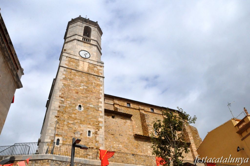 Llagostera - Campanar de l’església parroquial de Sant Feliu