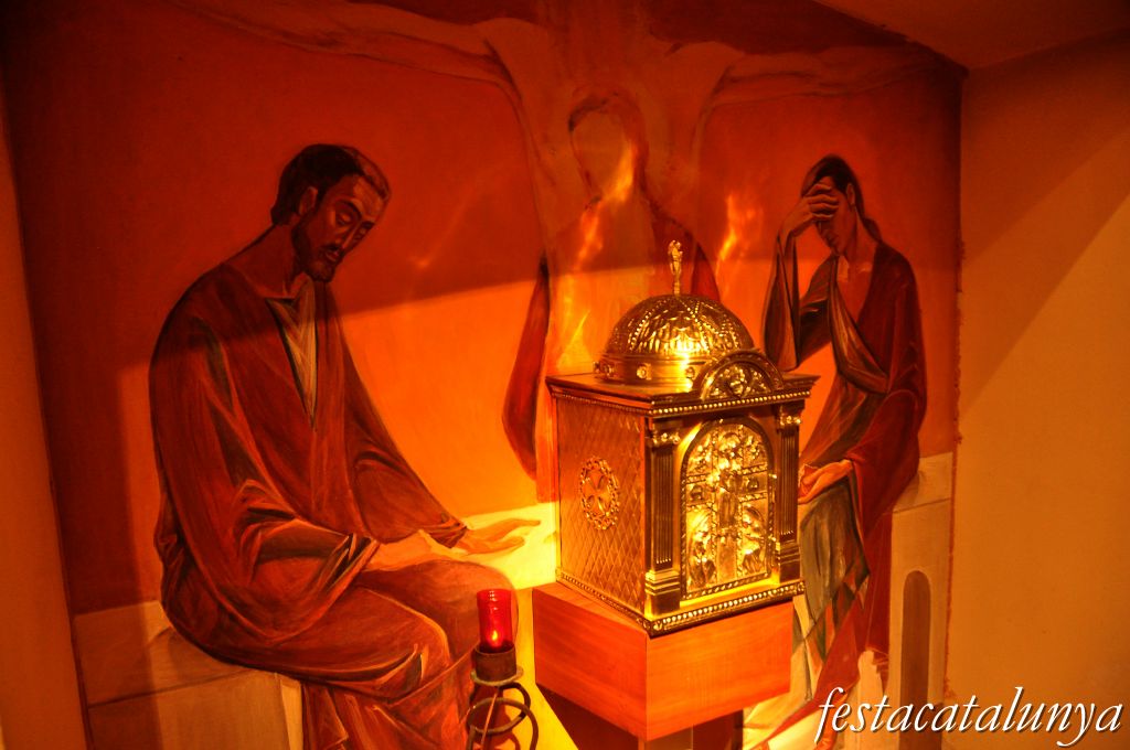 Sant Pere de Vilamajor - Església de Sant Pere (Santíssim amb el sagrari de Raül Galusca)