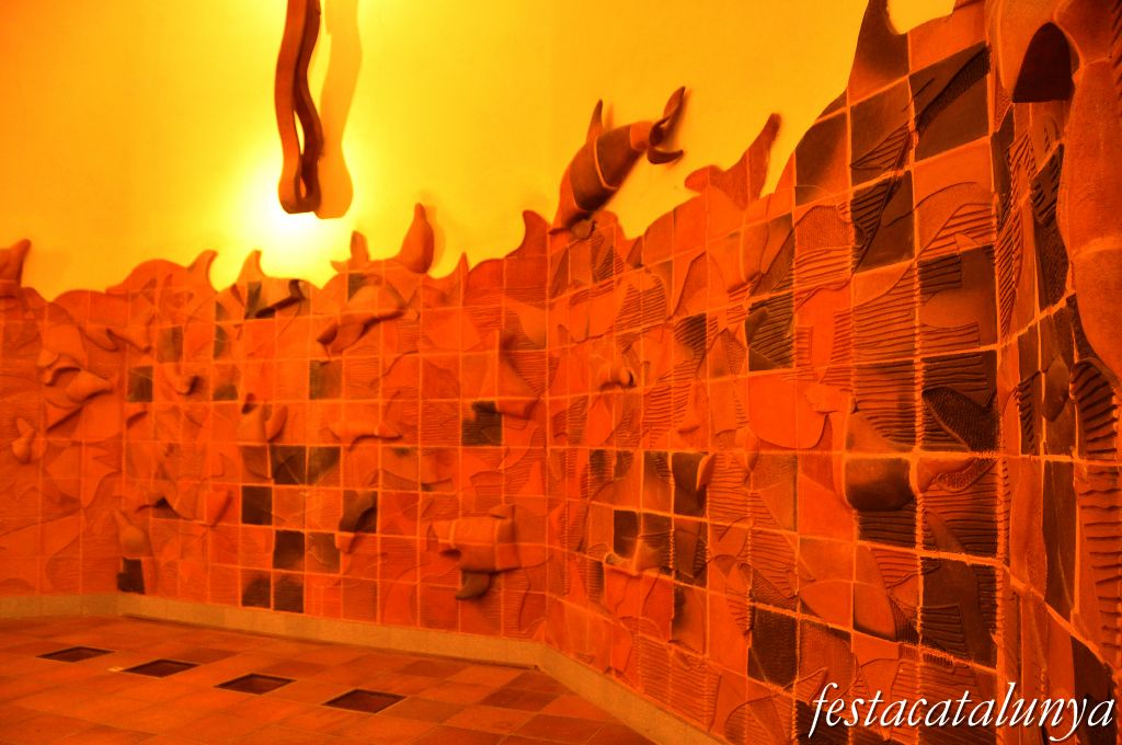 Sant Pere de Vilamajor - Església de Sant Pere (Al·legoria de Crist d’Albert Cubells)