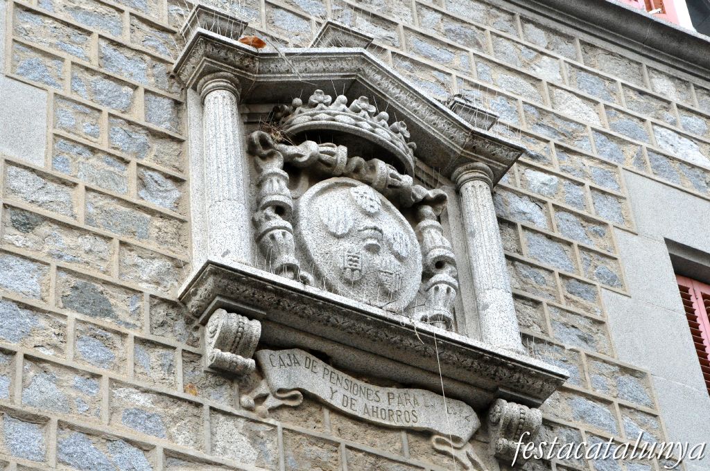 Llinars del Vallès - Edifici de la Caixa de Pensions