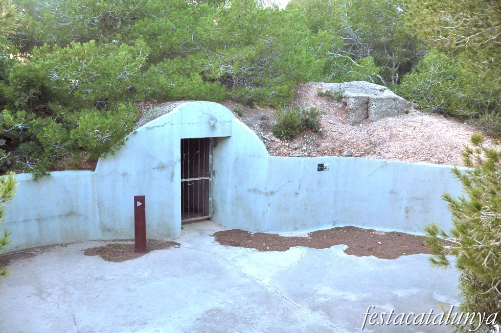Ametlla de Mar, L' - Fortificacions de la guerra civil (Bateria de la costa)