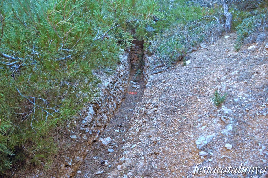 Ametlla de Mar, L' - Fortificacions de la guerra civil (Bateria de la costa)