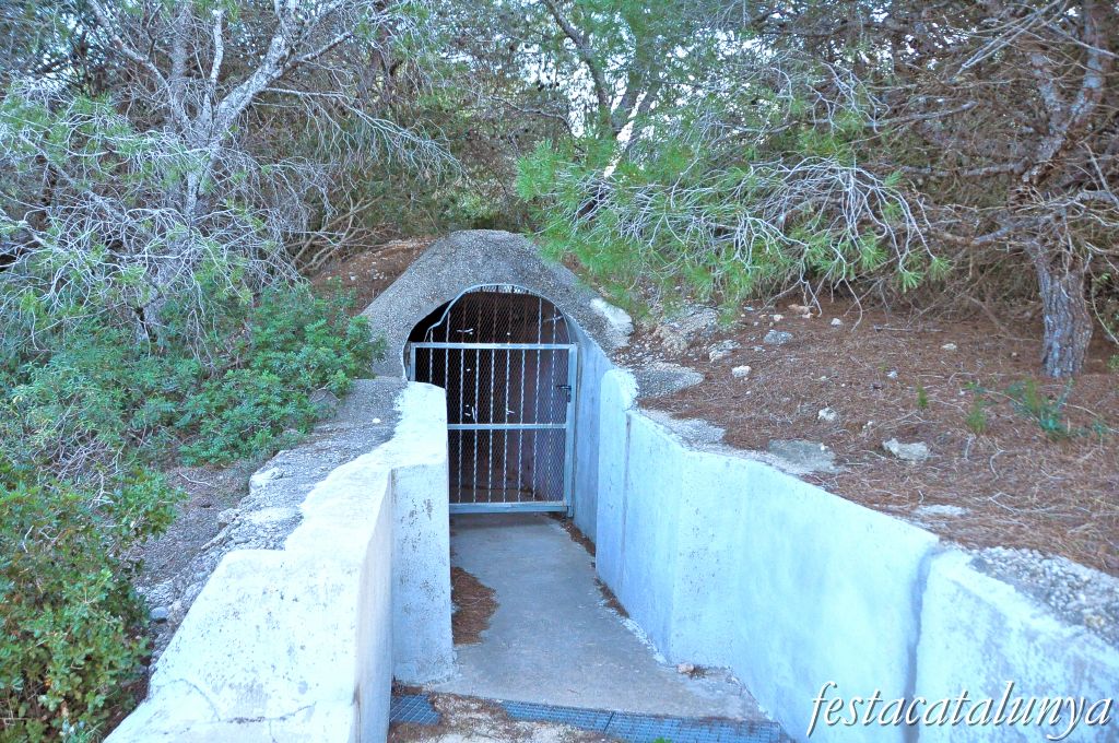 Ametlla de Mar, L' - Fortificacions de la guerra civil (Bateria de la costa)