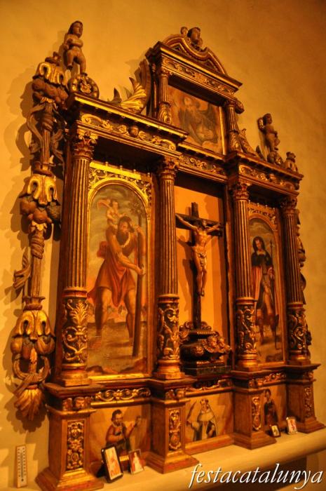 Pobla de Claramunt, La - Església parroquial de Santa Maria (Retaule de Sant Sebastià)
