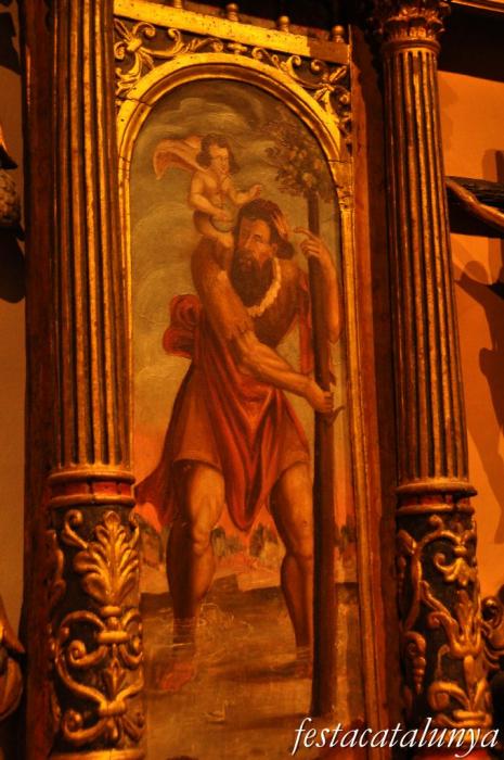 Pobla de Claramunt, La - Església parroquial de Santa Maria (Retaule de Sant Sebastià)