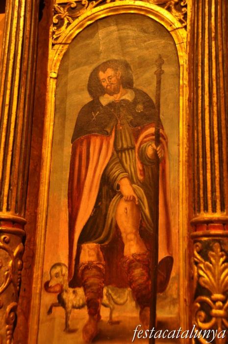 Pobla de Claramunt, La - Església parroquial de Santa Maria (Retaule de Sant Sebastià)