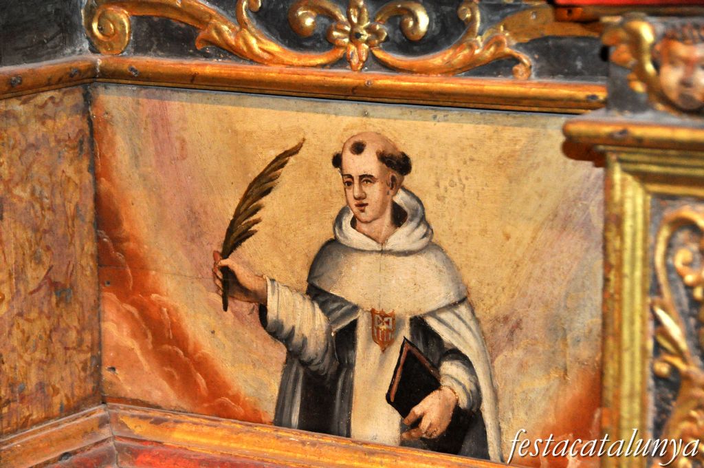 Pobla de Claramunt, La - Església parroquial de Santa Maria (Retaule de Sant Sebastià)