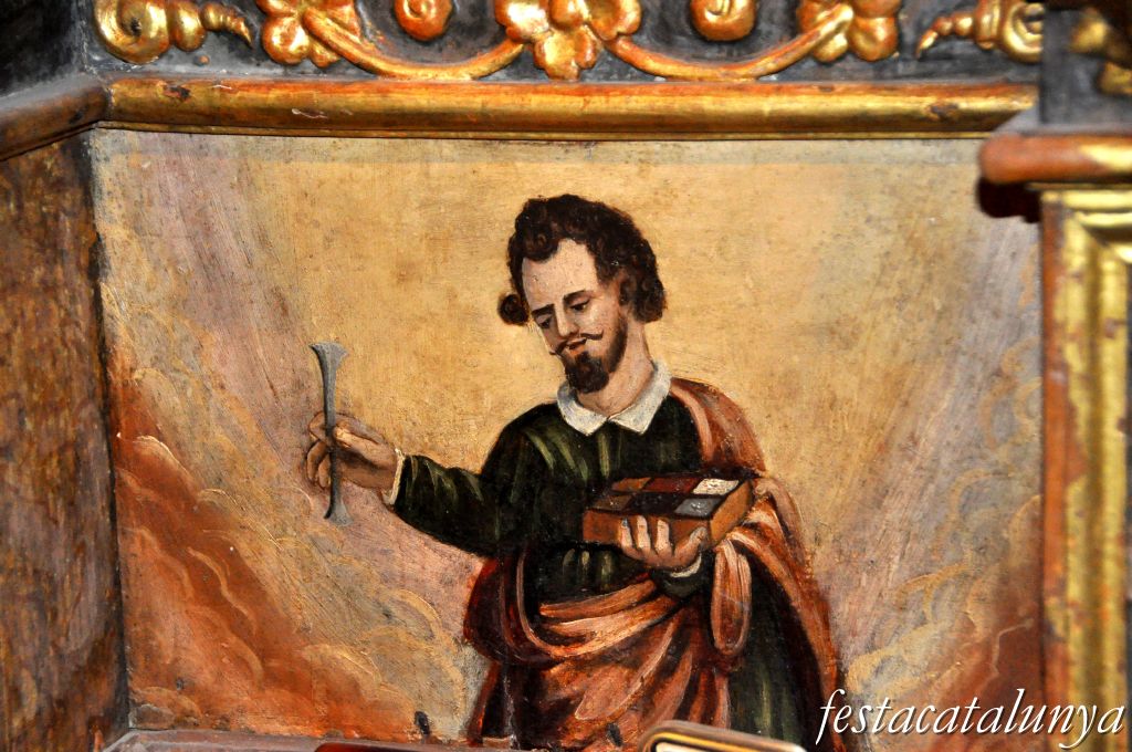 Pobla de Claramunt, La - Església parroquial de Santa Maria (Retaule de Sant Sebastià)