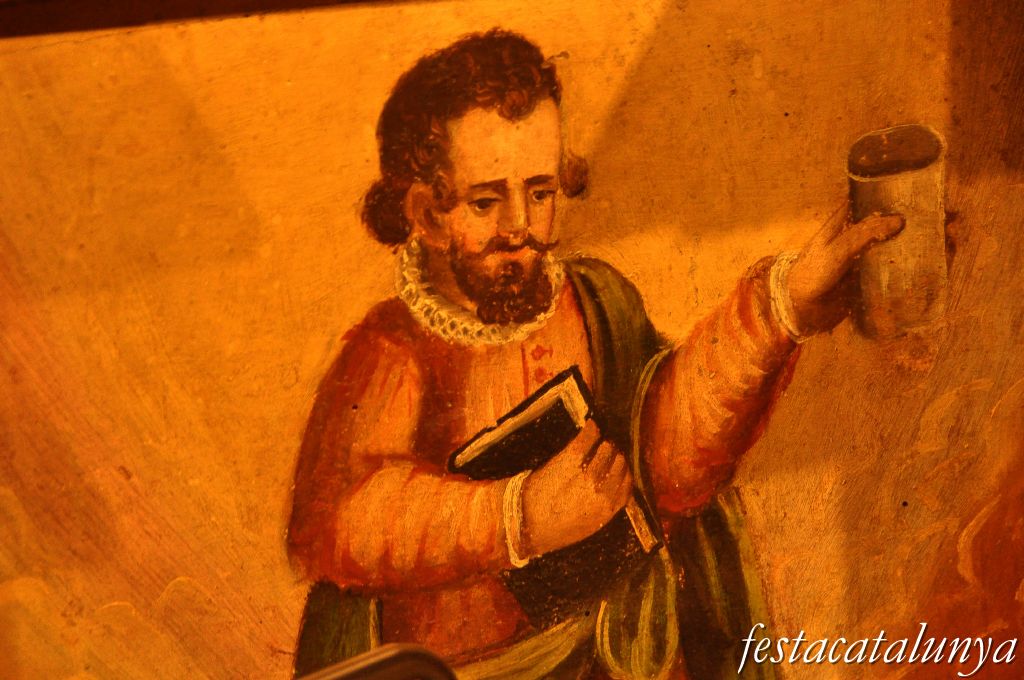 Pobla de Claramunt, La - Església parroquial de Santa Maria (Retaule de Sant Sebastià)