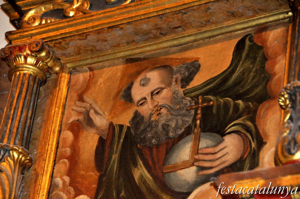 Retaule de Sant Sebastià a Santa Maria de la Pobla de Claramunt