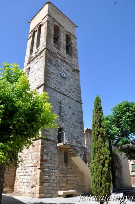 Vilagrassa - Campanar de l'església de Santa Maria
