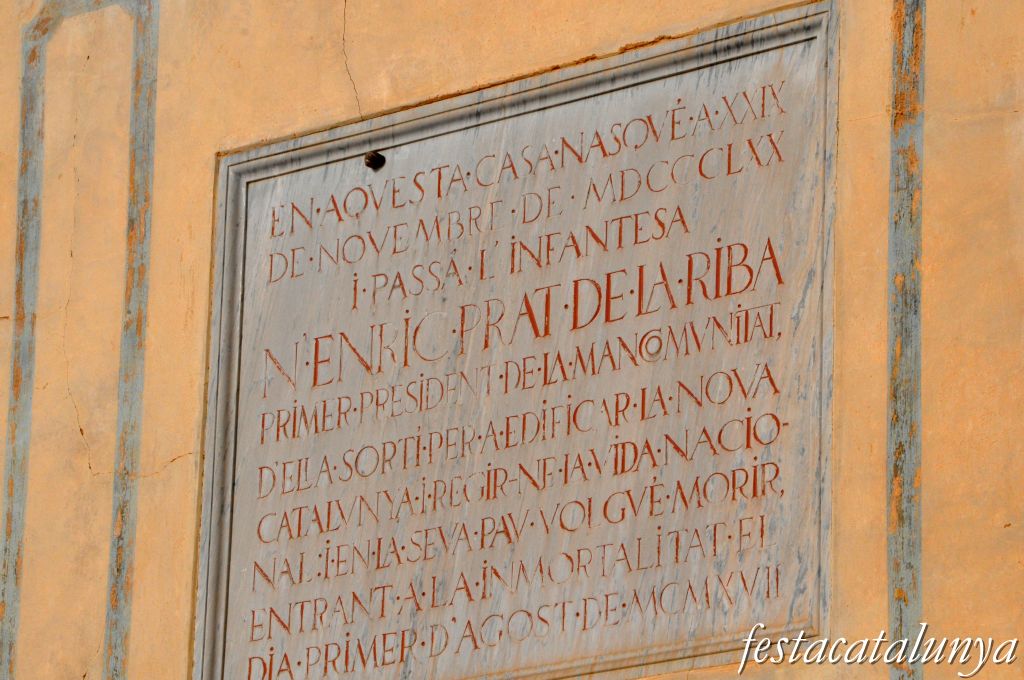 Castellterçol - Plaça Prat de la Riba (Casa Museu Enric Prat de la Riba)