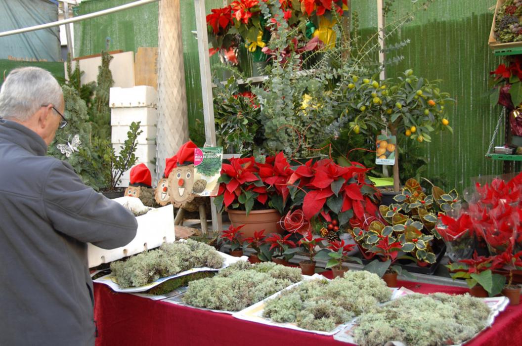 Fira de Nadal a la Sagrada Família de Barcelona