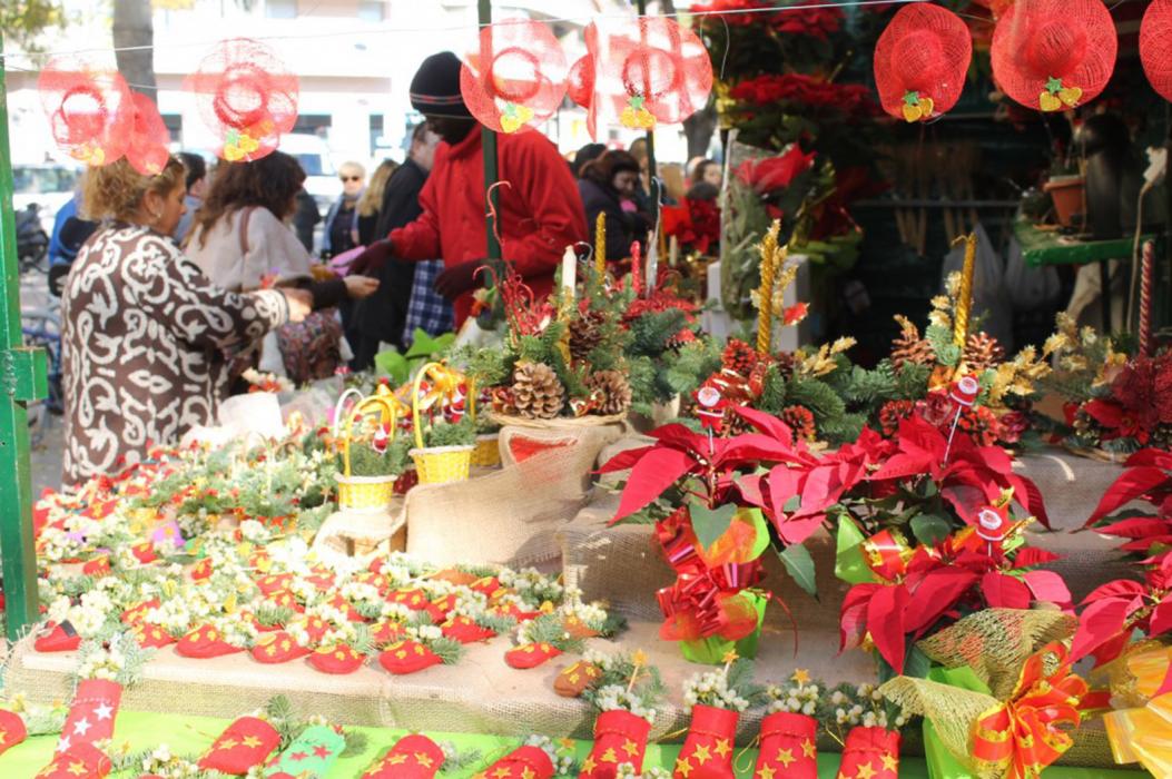 Fira de Nadal a la Sagrada Família de Barcelona
