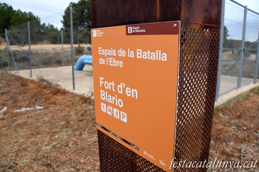 Fort d'en Blarió a Batea (Espais de la Batalla de l'Ebre)