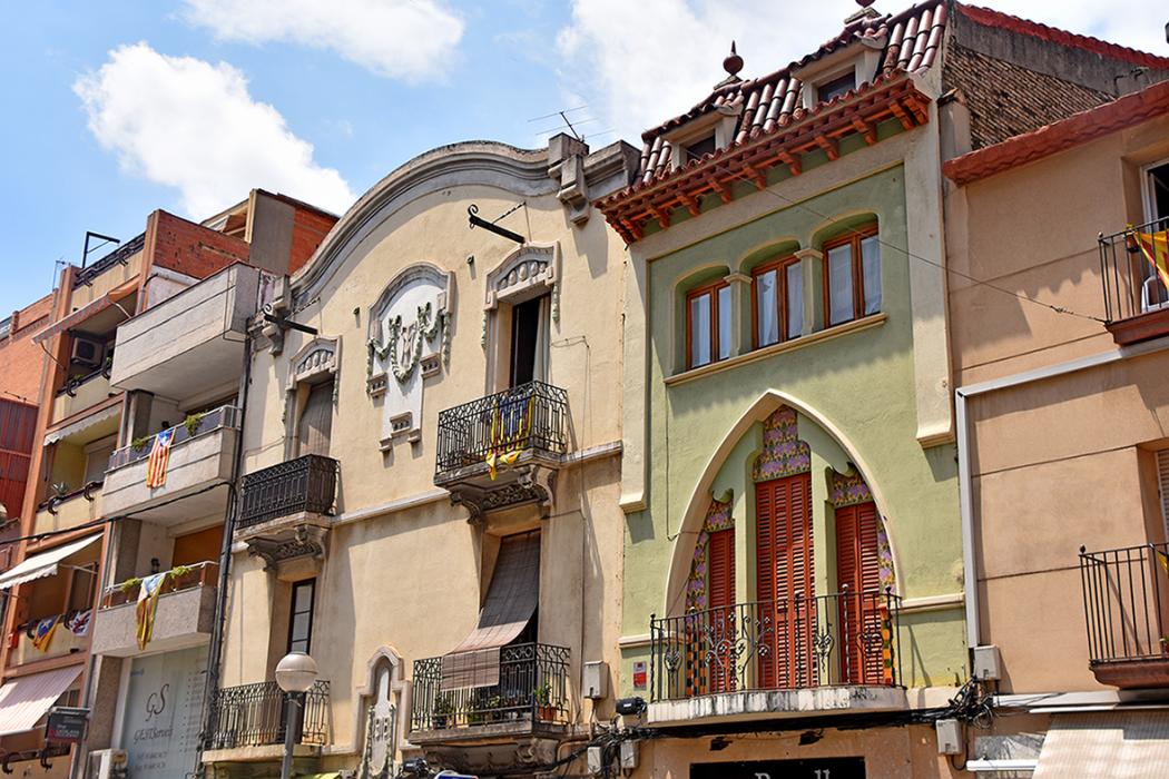 Cases del carrer Pi i Margall de Molins de Rei