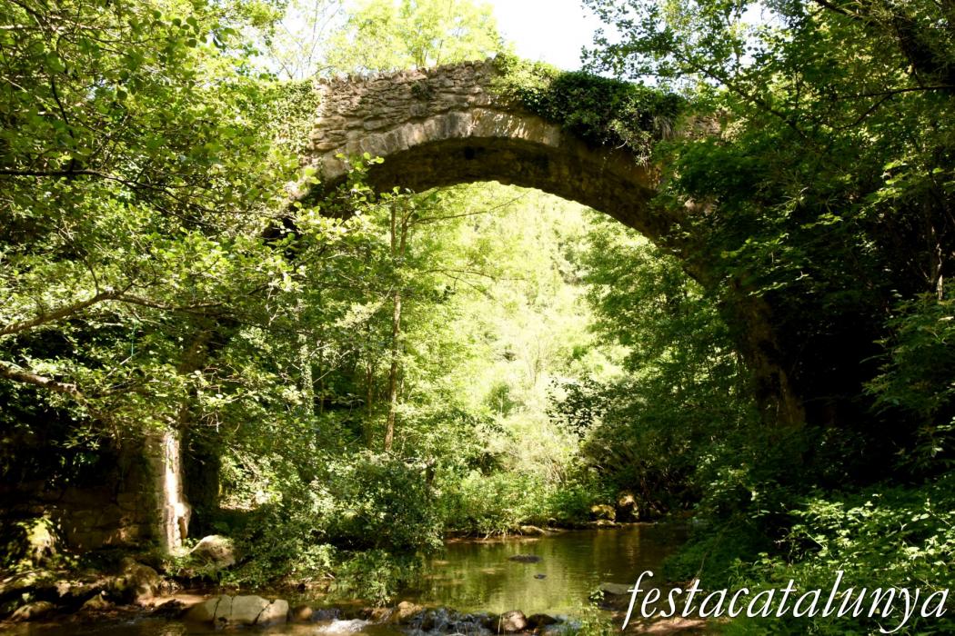 Pont medieval sobre la riera de Vallfogona ***