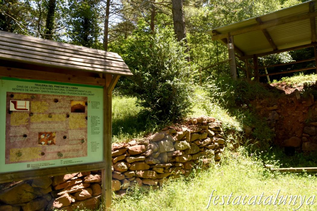 Vallfogona del Ripollès - Teuleria del Pinetar de l'Obra