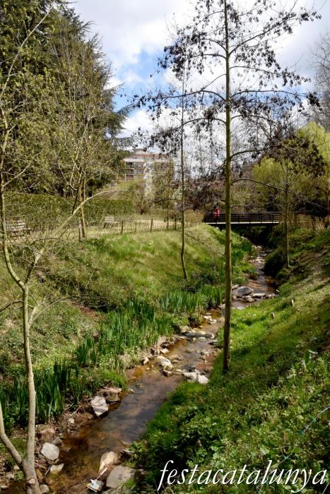 Sant Hilari Sacalm - Font del Pic i llera del riu Vallicrosa