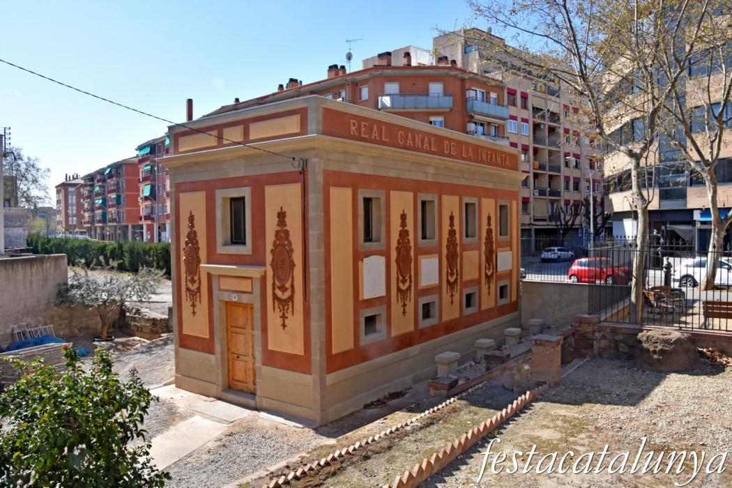 Molins de Rei - Casa de comportes del Canal de la Infanta