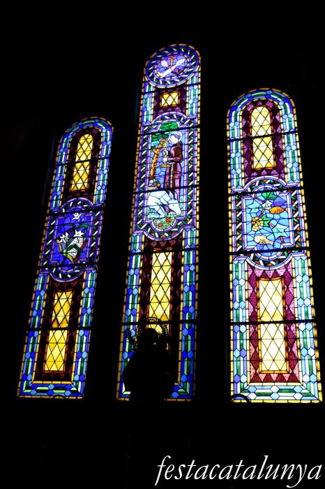 Molins de Rei - Vitralls de l'església de Sant Miquel Arcàngel - Vitralls Sant Antoni de Pàdua