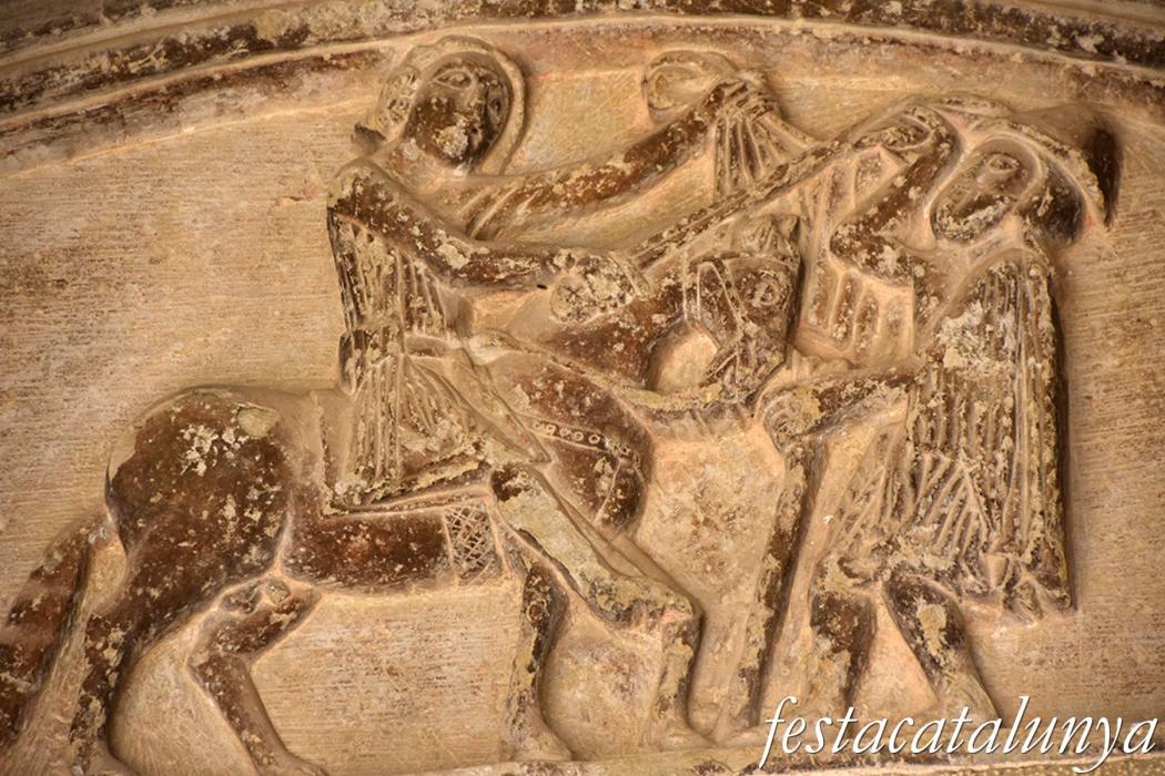 Cervera - Església de Santa Maria - Portalada romànica