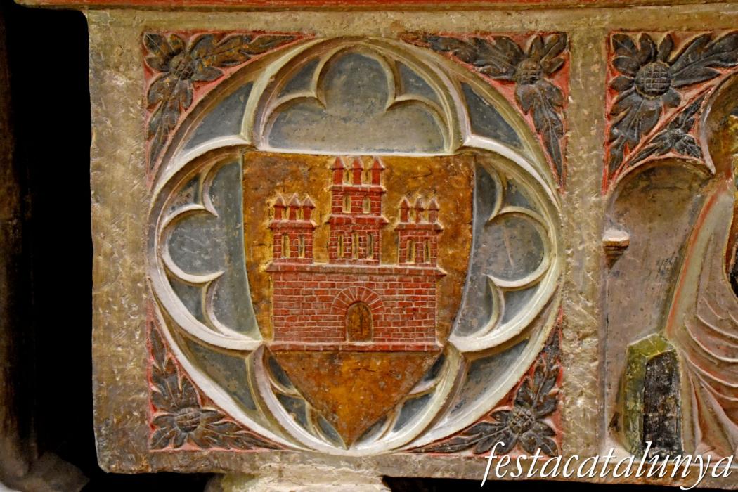 Cervera - Església de Santa Maria - Sepulcre de Berenguer de Castelltort 