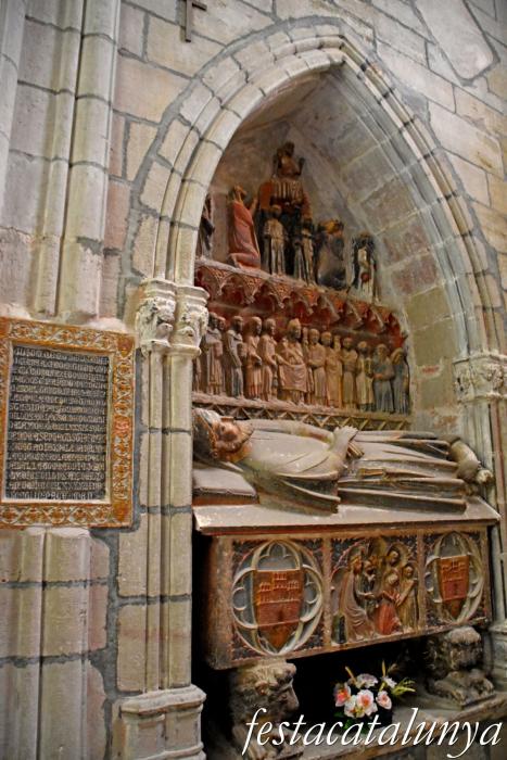 Cervera - Església de Santa Maria - Sepulcre de Berenguer de Castelltort