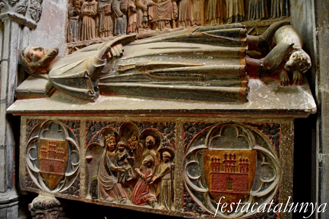 Cervera - Església de Santa Maria - Sepulcre de Berenguer de Castelltort