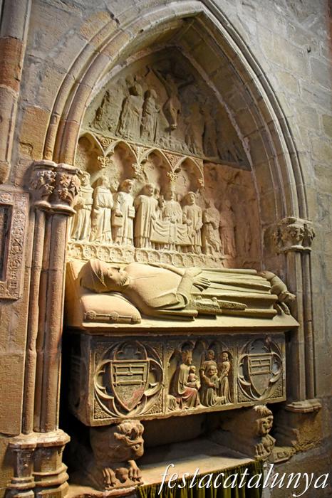 Cervera - Església de Santa Maria - Sepulcre de Ramon Serra el Major