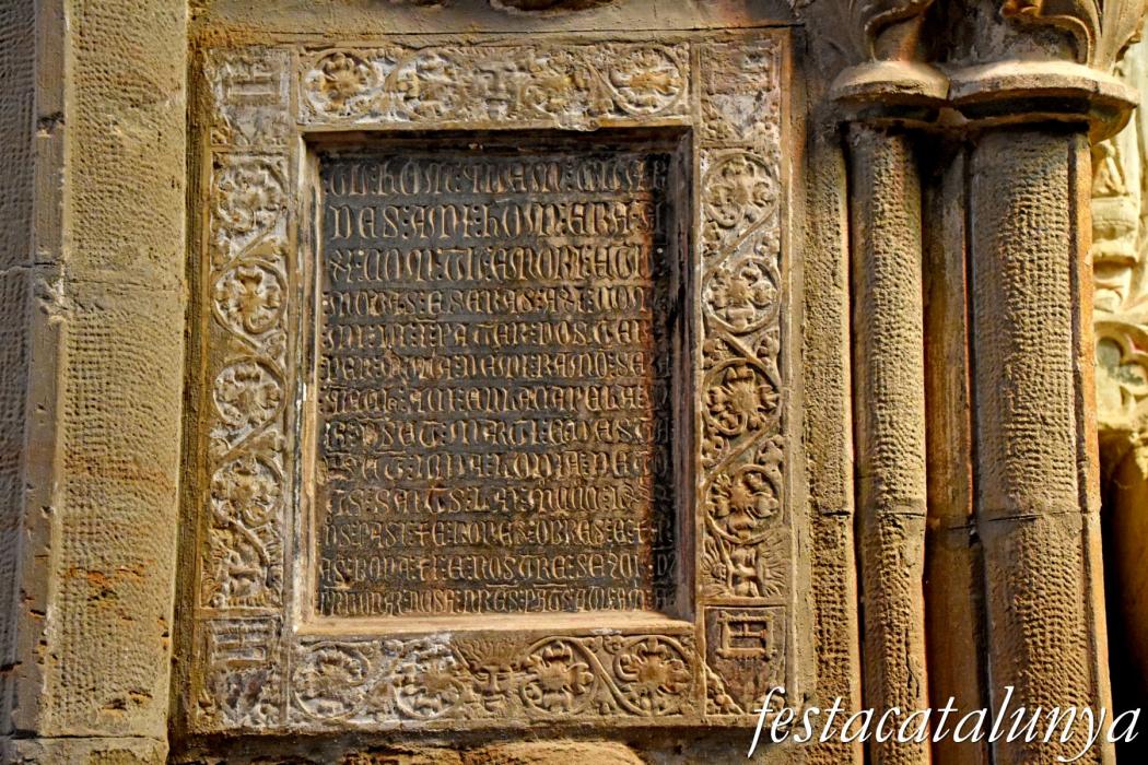 Cervera - Església de Santa Maria - Sepulcre de Ramon Serra el Major