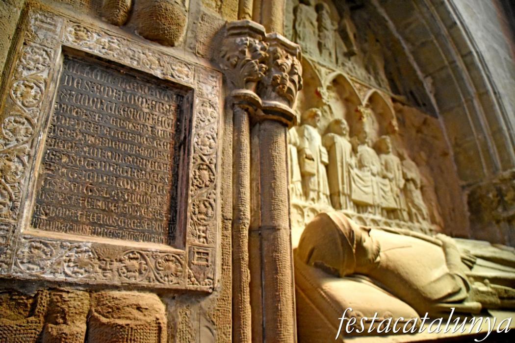 Cervera - Església de Santa Maria - Sepulcre de Ramon Serra el Major