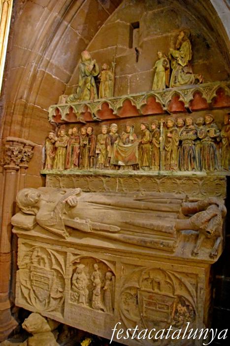 Cervera - Església de Santa Maria - Sepulcre de Ramon Serra el Vell