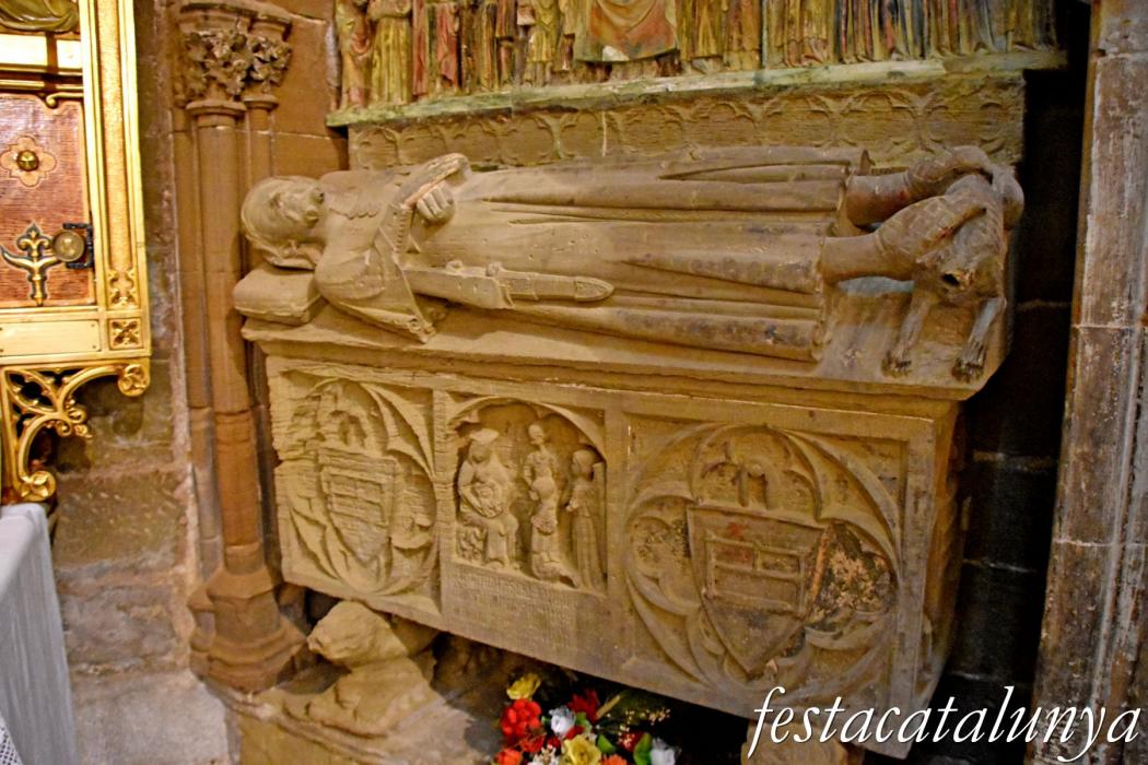 Cervera - Església de Santa Maria - Sepulcre de Ramon Serra el Vell